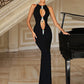 Elegant Hollow Women Maxi Dress Y2K Luxury Sexy Fringed Metal Trim Vacation Banquet Trend Fit Birthday Party Vestidos
