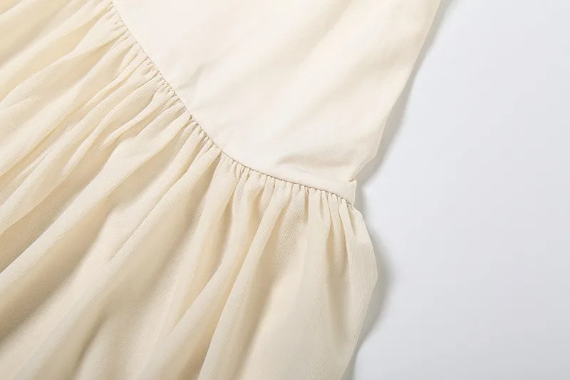 Asymmetrical Long Sleeve Pleated Maxi Dress Elegant Party Evening Dresses Winter Clothes Woman