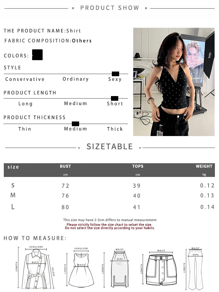 Polka Dot Print Tank Tops Women V-Neck Halter Lace-Up Backless Sleeveless Skinny Sexy Daily Street Summer Basic Vest