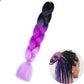Synthetic Jumbo Braiding Hair Extension 24 Inch Heat Resistant Fiber In Bulk Ombre Jumbo Braids Hair For Black Women