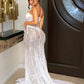 Sexy Mesh Jacquard Dress Women See Through Patchwork Sleeveless Backless Stretch Skinny Midnight Party Club Vestidos