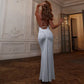 Halter Backless Long Maxi Dresses for Women Summer 2025 White Black Sexy Party Dress Engagement
