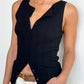 Fashion Women Button Down Vest Ribbed Summer Tank Tops Button Up Open Front Shirts Sleeveless Slim Fit Dressy Top