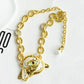Brand Fashion Show Metal Alloy Lock Key Pendant Necklace For Women Fashion Jewelry Gorgeous Sweater Chain Statement Accessory