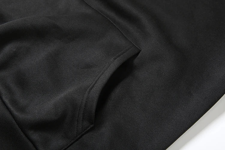 Loose Leisure Women Hoodie  Autumn Trend See Through Full Sleeve Patchwork Streetwear Classic Simple Hip Hop Style Tops