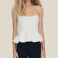 Sleeveless Open Back Solid Color Cami Tank Tops Chic Women's Summer Flared Hem Camisole Party Club Y2K Streetwear