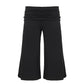 Casual Comfortable Crop Pants Woman Summer Trend Ruched Elastic Low-Waist Daily Simple Basic Fashion Style Classic Bottoms