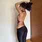 Lace Up Backless Halter Tops Going Out Sexy Asymmetrical Tanks Top Fashion 2026 Summer Clothes for Woman