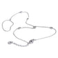 Trendy Stainless Steel Zircon Beads Back of Hand Chain Finger Bracelet Fashion Chic Sexy Jewelry Waterproof Wholesale Gift