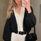 Casual Knitted Cardigan Women Solid Color Sweater Long Sleeve Loose Outcoat Autumn Winter Tops Lady Streetwear