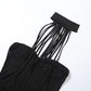 Black Halter Neck Mini Dress Woman Clothes Sexy Club Outfits Going Out Mesh Sheer Dresses New Arrival 2026