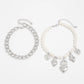 Boho Love Heart Pendant Beach Foot Anklet for Women Vintage Imitation Pearl Chain Ankle Summer Beach Sandals Jewelry