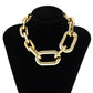 High Quality Exaggerated Plastic Big Chain Necklace Women Statement Punk Chunky Thick Link Gothic Grunge Jewelry Steampunk Men
