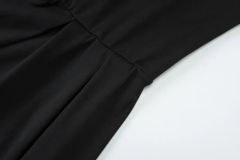 Elegant Square Collar Sleeveless A-line Long Dresses for Woman Summer Solid Color Dressy Dresses