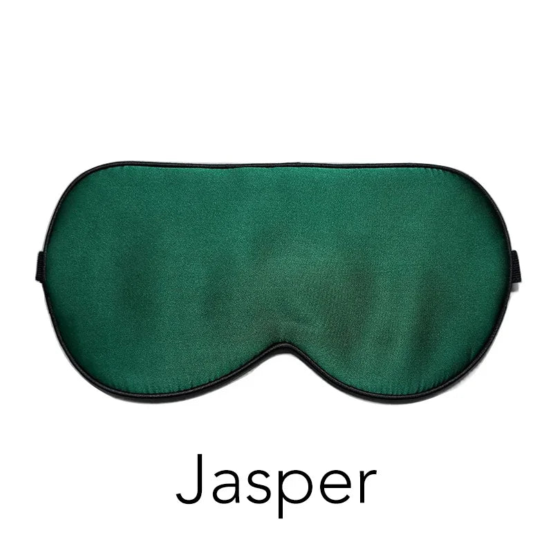 100% Real Mulberry Silk Sleep Mask Eye Covers for Sleeping Blindfold with Adjustable Strap Comfortable Super-Smooth