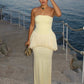 Sleeveless Elegant Mesh Patchwork Dress Women Fashion Classic Backless Split Trend Vacation Evening Party Long Bodycon