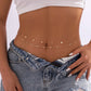 Sexy Flat Snake Chain Waist Belly Belt for Women Summer Beach Bikinis Simple Body Chain Festival Jewelry Accessories