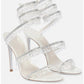 Women's New Water Diamond Sandals Fashion Tassel Crystal Shoes Sexy Banquet Party Twin Stiletto Women's Large Sandals