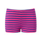 hirigin Women Low Waist Striped Mini Shorts Stretch Slim Fit Booty Shorts Y2K Casual Summer Streetwear Workout Lounge Shorts