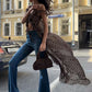 Trend Maxi Mesh Tank Top Women Sexy Polka Dot Print Slash Neck Edge Bandages Patchwork Irregular Hem Chic Streetwear