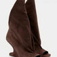 New Thick High Heel Open Toed Short Boots Fashion Alien Heel Fish Mouth Cool Boots Spring/Summer Women's Short Boots