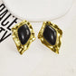 New Rhombus Geometric Alloy With Big Stone Stud Earrings For Women Jewelry Gorgeous Daily Collection Earrings Accessories