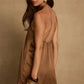 Chic Halter Neck Knot Dressy Draped Tops Women Elegant Satin Tops Tank Summer Sleeveless Sexy Backless Going Out Top