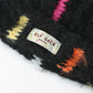 Y2K Cute Color Block Patch Logo Warm Knit Beanie For Women