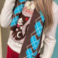 Minimalist Casual Classic Diamond Pattern Scarf For Women