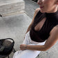 Keyhole Cutout Tops for Women Y2K Mandarin Collar Shirt Sexy Fitted Hollow Out Tank Summer Fashion Going Out Tops