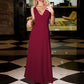 Cowl Neck Backless Sexy Midi Dress Women Elegant Ruched Waist Bodycon Long Evening Club Party Dress Female Gown