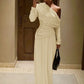 One Shoulder Long Sleeve Maxi Dress Fall 2025 Woman Elegant Dinner Gowns for Evening Party Dresses