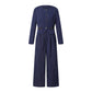 Women Pinstripe 2 Piece Outfit Round Neck Cropped Blazer High Waist Wide Leg Pants Elegant Business Office Matching Set