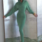 Elegant Sexy Hooded Dress Women Autumn Trend Full Sleeve New Style Simple Solid Christmas Stretch Skinny Maxi Bodycon