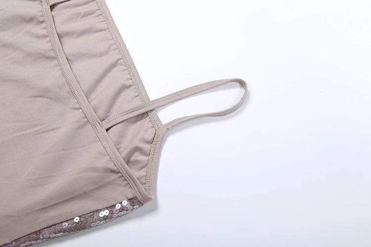 Patchwork Reflective Maxi Dress Women Low-Neck Sleeveless Skinny Sexy Prom Party Hipster Fashion Chic Elegant Vestidos