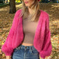 Casual Knitted Cardigan Women Solid Color Sweater Long Sleeve Loose Outcoat Autumn Winter Tops Lady Streetwear