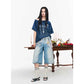 Women's Number Print T-Shirt, Vintage Football Jersey Style Top, Loose Fit Short Sleeve Casual Tee for Summer