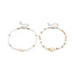 2Pcs Kpop Boho Starfish Turtles Conch Seed Beads Chain Anklet for Women Summer Beach Sweet Ankle Barefoot Y2K Jewelry