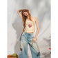 Strawberry Print Gothic Camisole, Lace Trim Adjustable Strap Cami, Sweet Cool Street Casual Top for Women