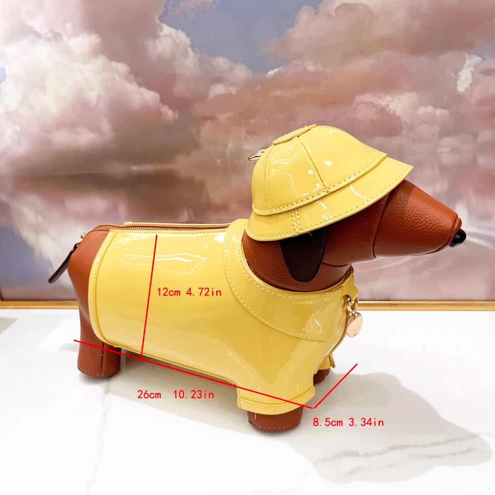 Purses and handbags For Women Designer Leather crossbody shoulder bag Purse Cute dog shape Evening Party bag Women's bag
