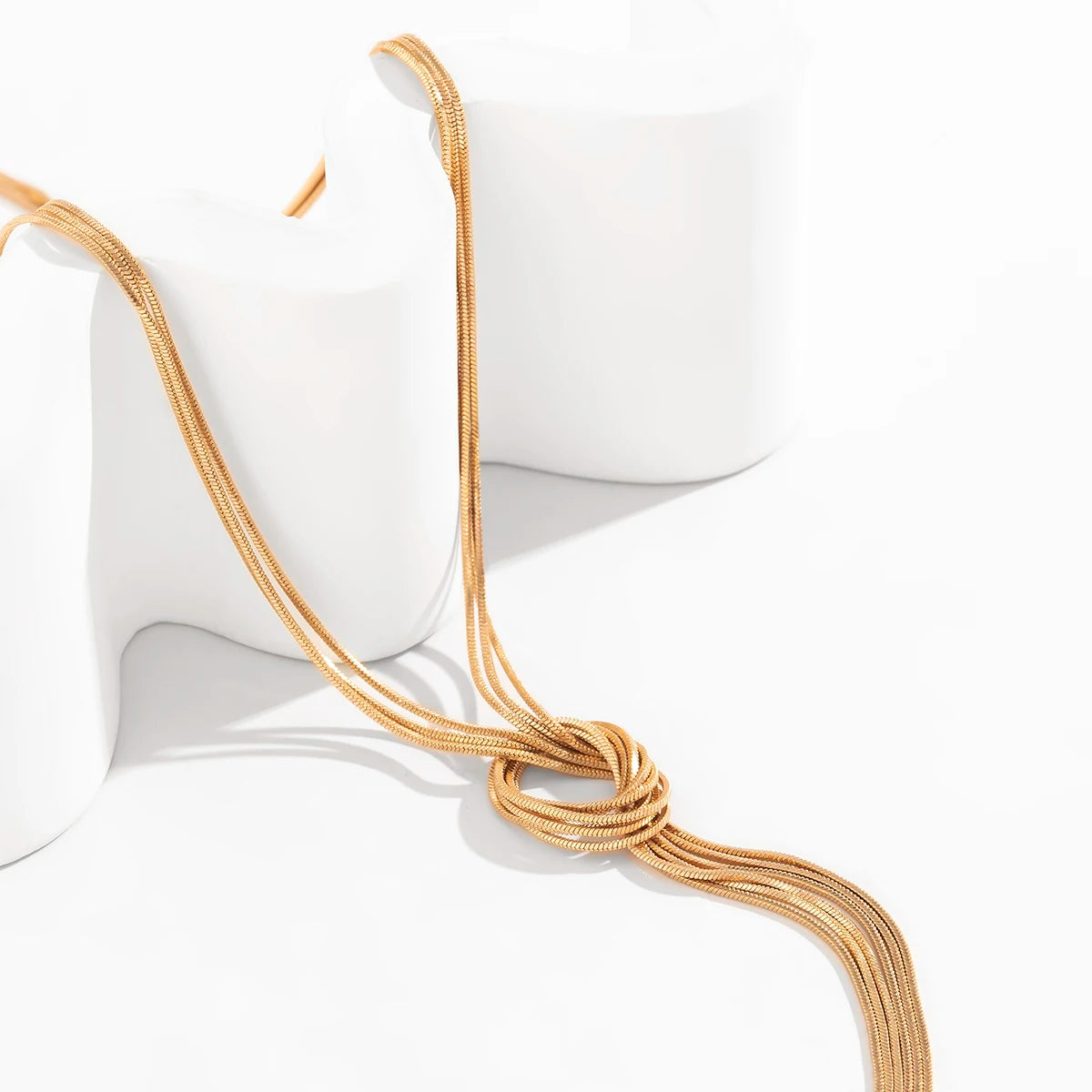 Sexy Adjustable Snake Bone Chain Necklace for Women Wedding Bride Simple Smooth Link Pendant Aesthetic Neck Jewelry New