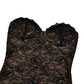 Strapless Split Fishtail Maxi Dress with Long Sleeve Shawl See Through Lace Black Red Party Dresses