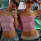 Sexy Sequin Applique Tank Top Women Fashion Classic Sleeveless Stretch Skinny Party Clubwear Hottie Street Chic Vest