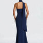 Off-shoulder Strapless Sexy Maxi Dress Women Gown Scarf Collar Sleeveless Backless Bodycon Club Party Evening Dresses