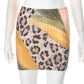 Rhinestones Leopard Print Skirts Women Wild Basic Wild Summer Trend Y2K Hottie Sexy Skinny Party Clubwear Mini Bottom
