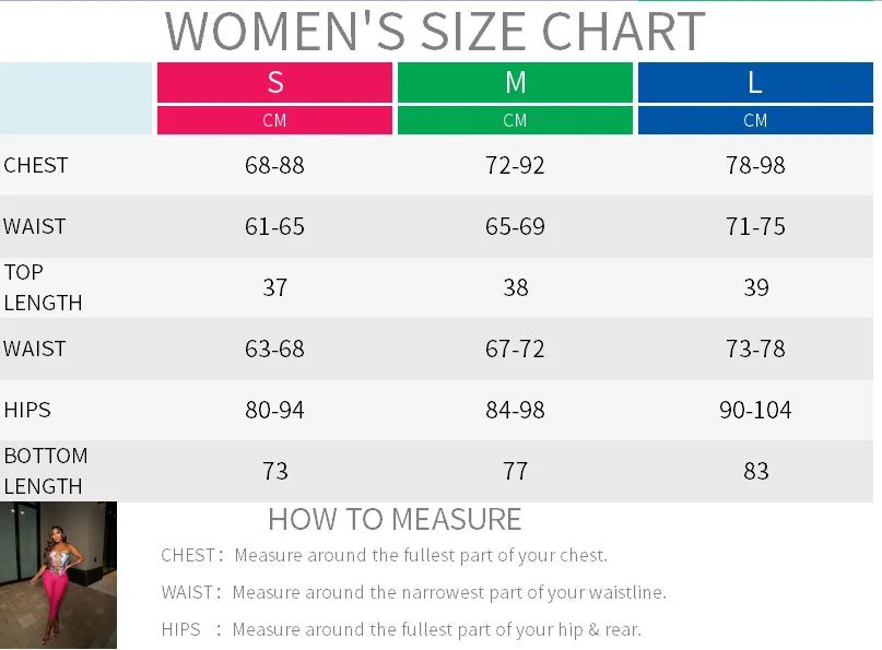 Sexy Fashion 2 Piece Set Women Metal Rings Patchwork Hollow Print Tube Tops+Skinny Pants Hottie Midnight Hipster Suit