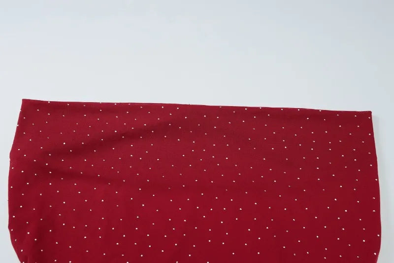 Rhinestone Open Back Crop Tops Sexy Summer Y2k Clothes for Woman Deep V Neck Halter Top Clubwear