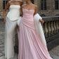 Fashion Elegant Solid Scarf+Maxi Dress Women Low-Neck Folds Sleeveless Skinny Wedding Party Vacation Matching Summer Suit