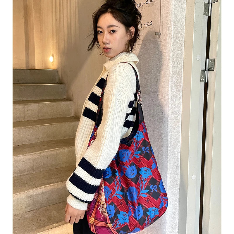 2025 Winter New Arrivals Y2K Patchwork Bag For Woman