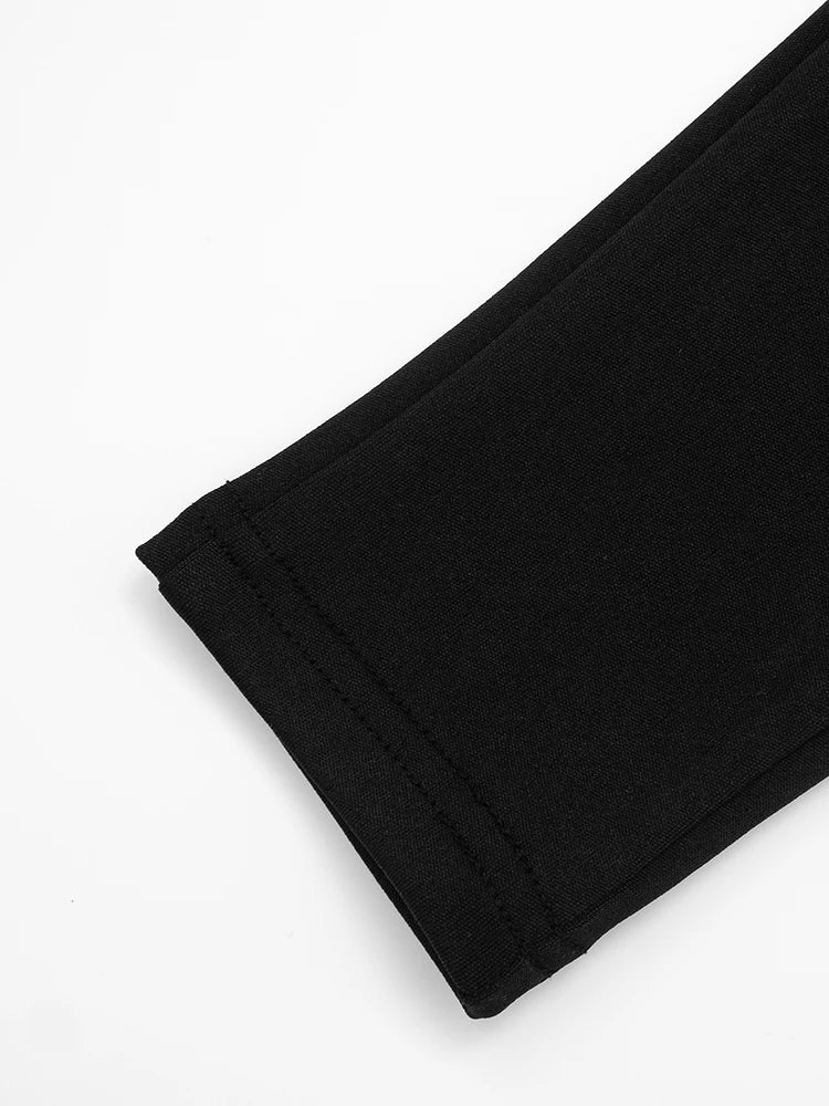 Basic 2-Piece Set Women Tracksuit Single Breasted V-Neck Full Sleeve Crop Jacket+Bike Shorts Skinny Simple Streetwear